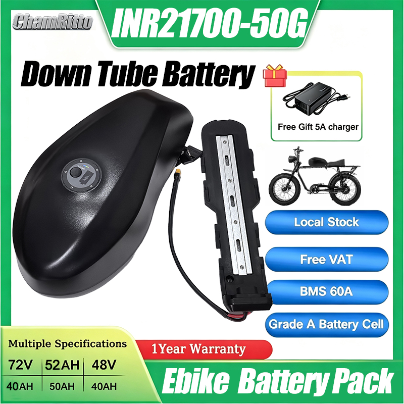 72V 50Ah 21700 Lithium Battery - Akumulator do roweru elektrycznego 48V 72V,