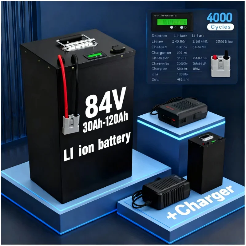 72V 40Ah Lifepo4 Battery Pack - Bateria litowo-jonowa 84V 50Ah 30Ah 100Ah
