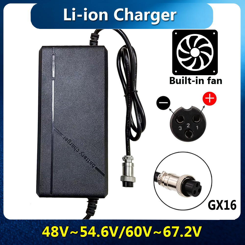 84V 20A Smart Charger - Ładowarka Li-ion 54.6V 67.2V do pakietów