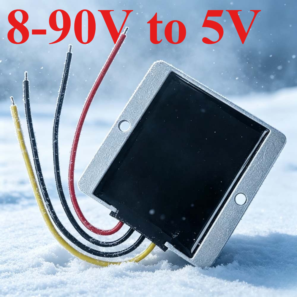 72V 15A Fast Charger - Konwerter DC 10-90V na 5V, regulator
