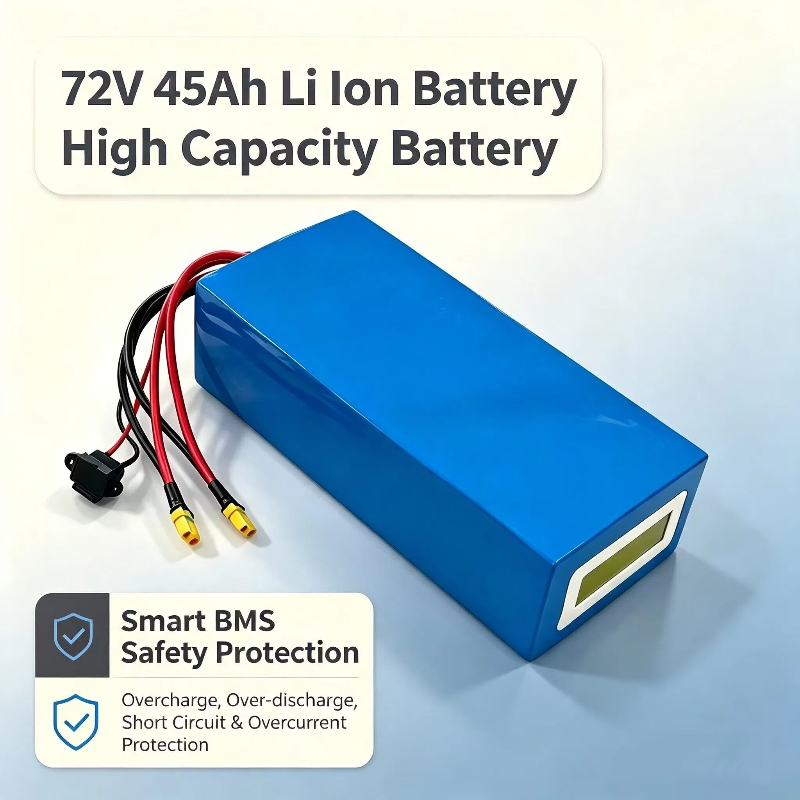 72V 40Ah Lifepo4 Battery Pack - Bateria litowo-jonowa trójkątna 72V 45Ah BMS