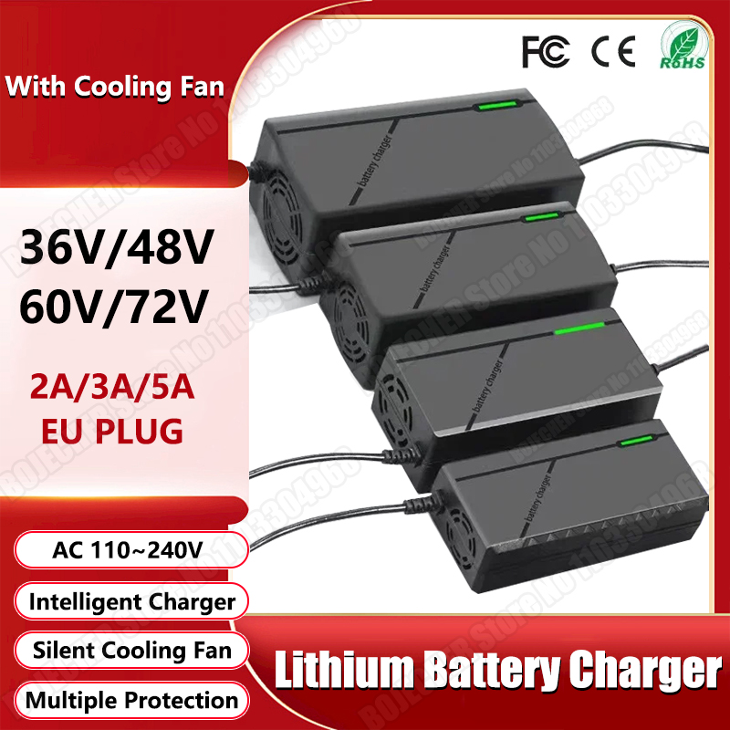 Ładowarka 36V 48V 60V 72V 2A 3 – 84V 20A Smart Charger recenzja i cena