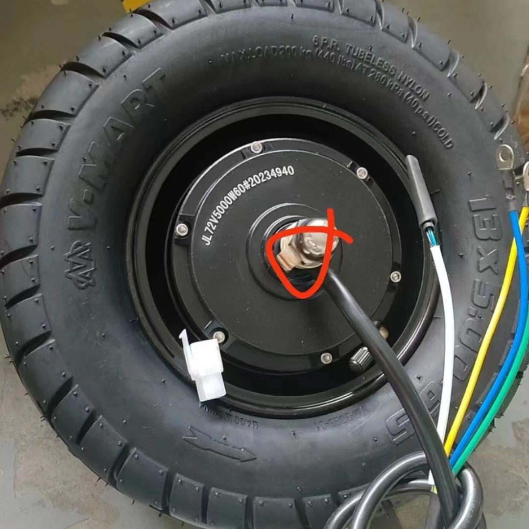 Silnik bezszczotkowy do hulajn – 13 Inch 72V 5000W Brushless Motor recenzja i cena