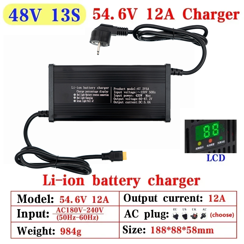 Ładowarka litowo-jonowa 48V 60 – 84V 20A Smart Charger recenzja i cena