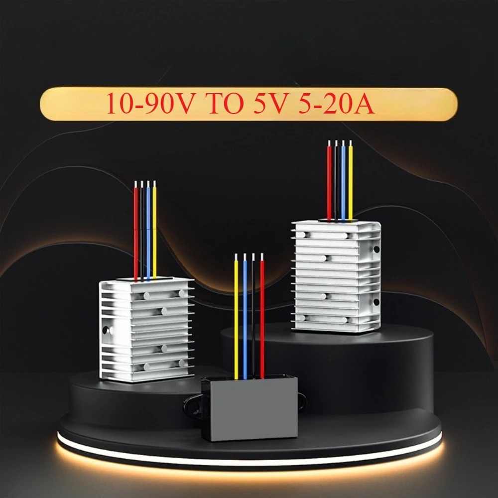 Konwerter DC 10-90V na 5V, reg – 72V 15A Fast Charger recenzja i cena