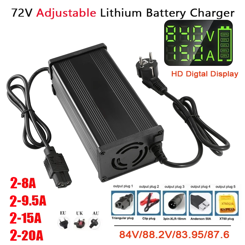 Ładowarka do akumulatorów lito – 72V 15A Fast Charger recenzja i cena