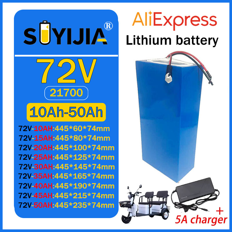 72V 50Ah 45Ah 20Ah 25Ah 30Ah 3 – 72V 50Ah 21700 Lithium Battery recenzja i cena