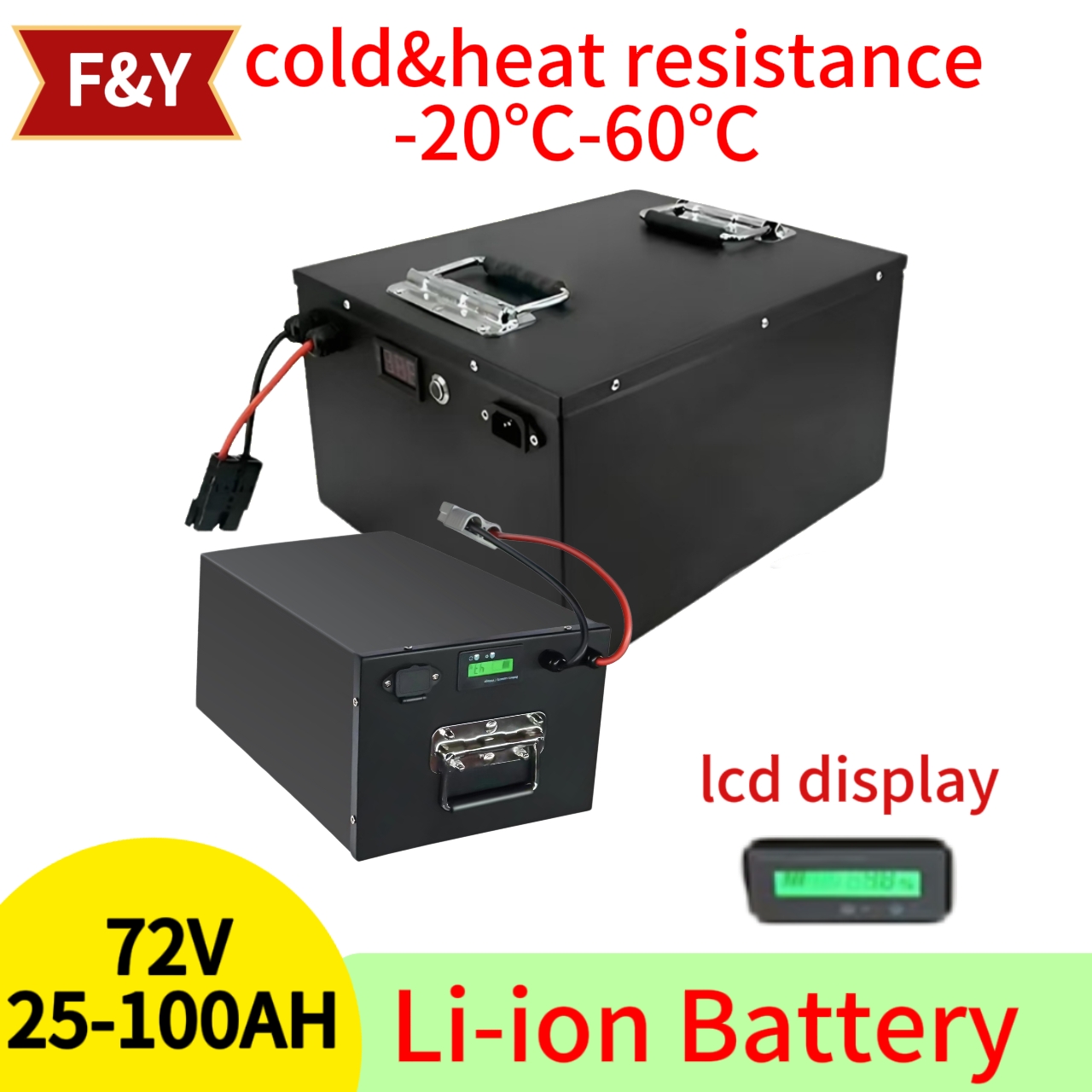 F&Y72V 25Ah 35Ah 45Ah 65Ah 80A – 72V 40Ah Lifepo4 Battery Pack recenzja i cena