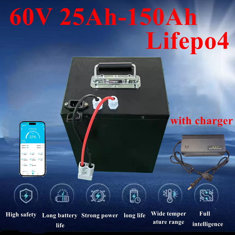 Pakiet baterii litowo-żelazowo – 60V 50Ah Electric Scooter Battery recenzja i cena